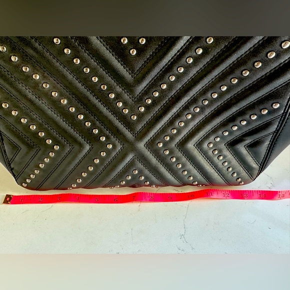 2 in 1 Marc New York and Andrew Mark Black Studded Leather Purse - Picture 10 of 12